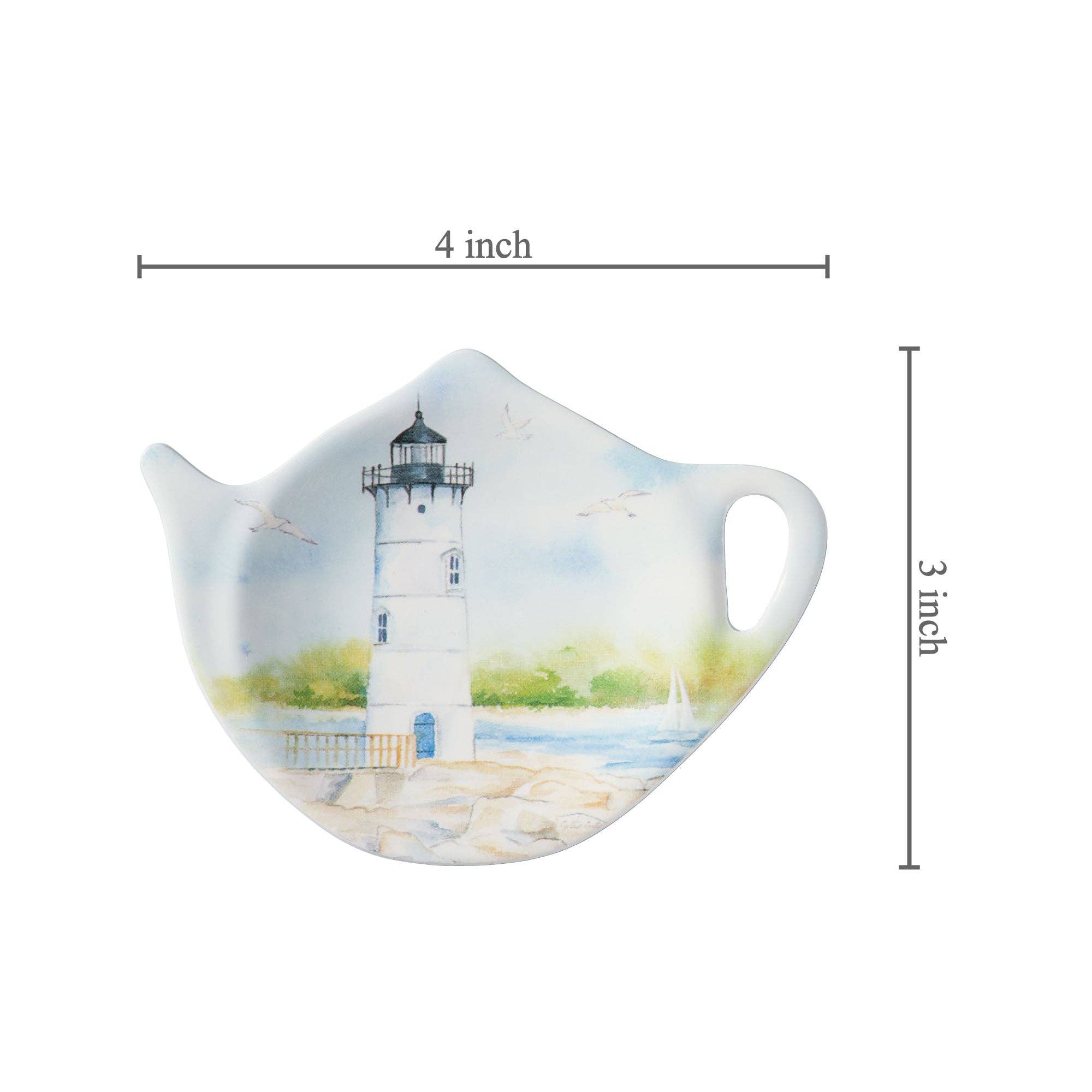 Lighthouse Melamine Tea Bag Holder (1)