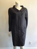 1980’s Oscar de La Renta Black Silk Coat Size 10