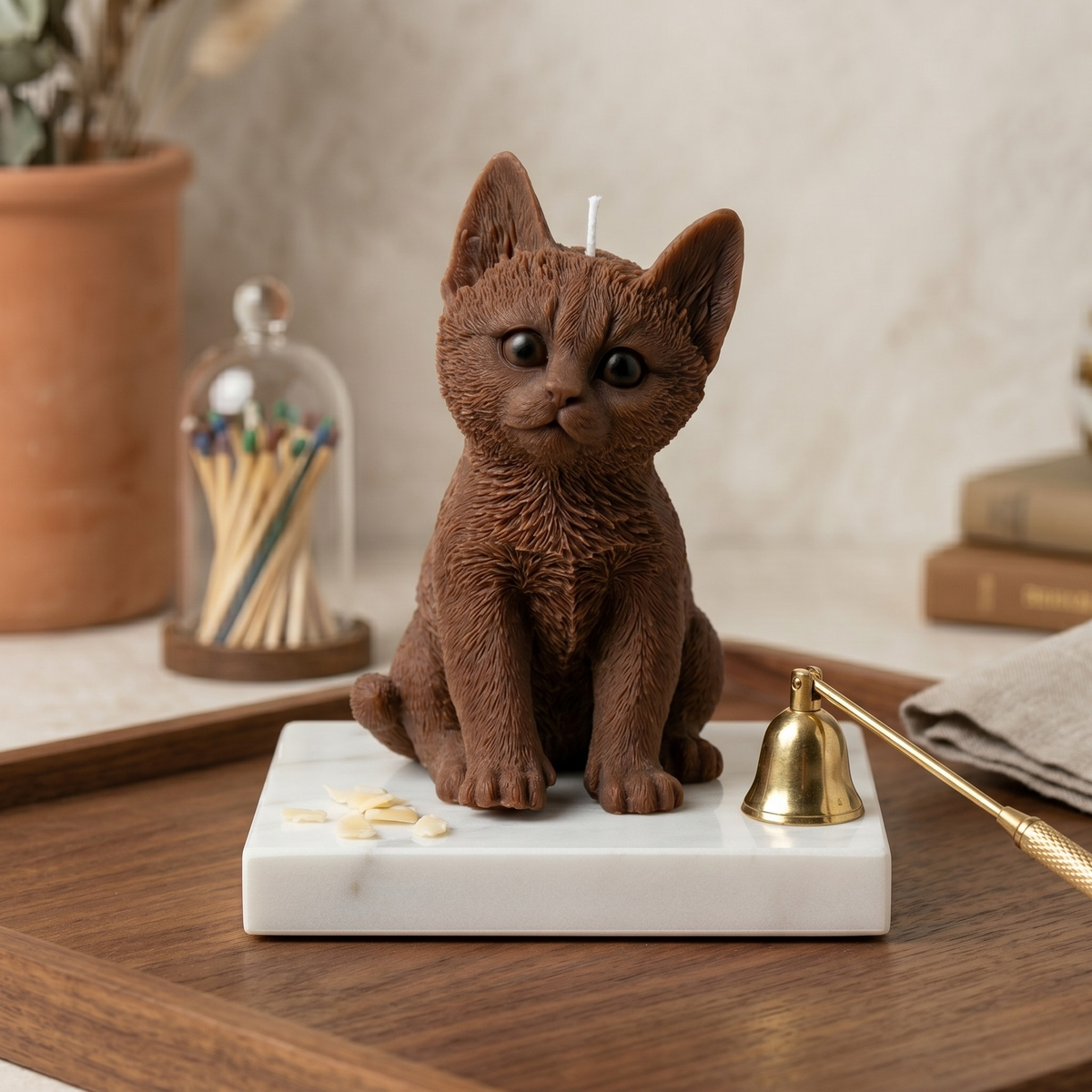 Chloe the Cat Candle
