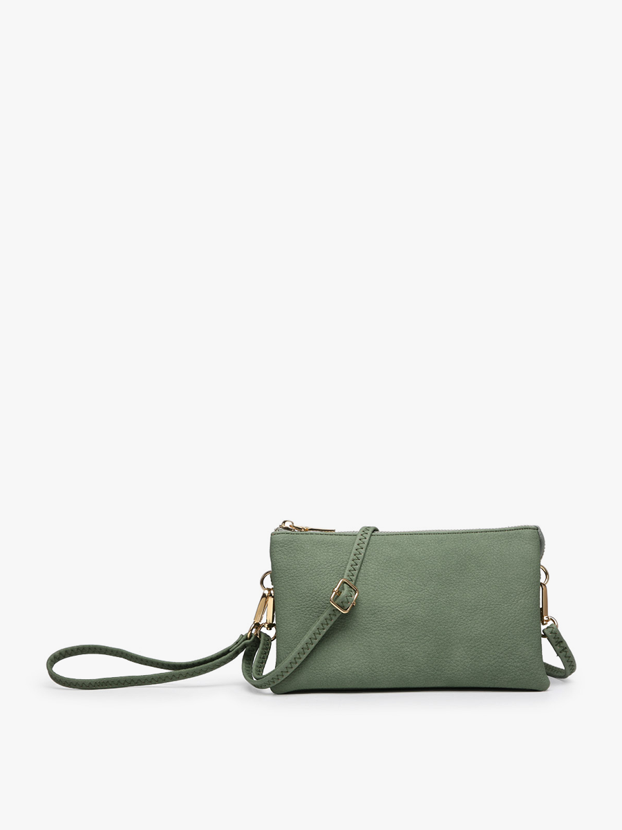 Riley Monogrammable 3 Compartment Crossbody/Wristlet | M013