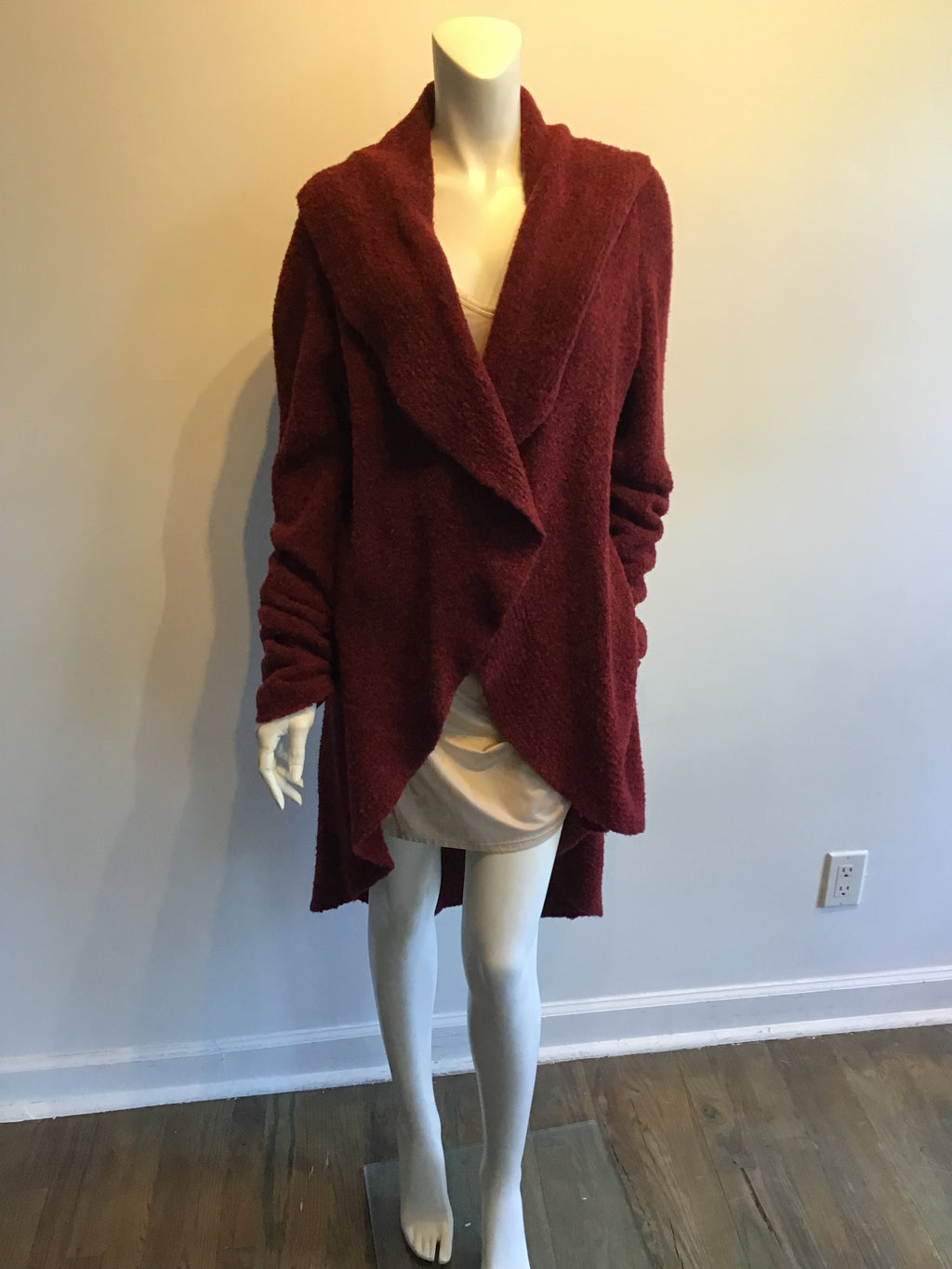 2000’s Lafayette Rust Wool Cardigan Size 10