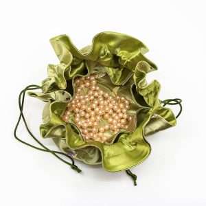 Butterfly & Dragonfly Brocade Jewelry Pouch