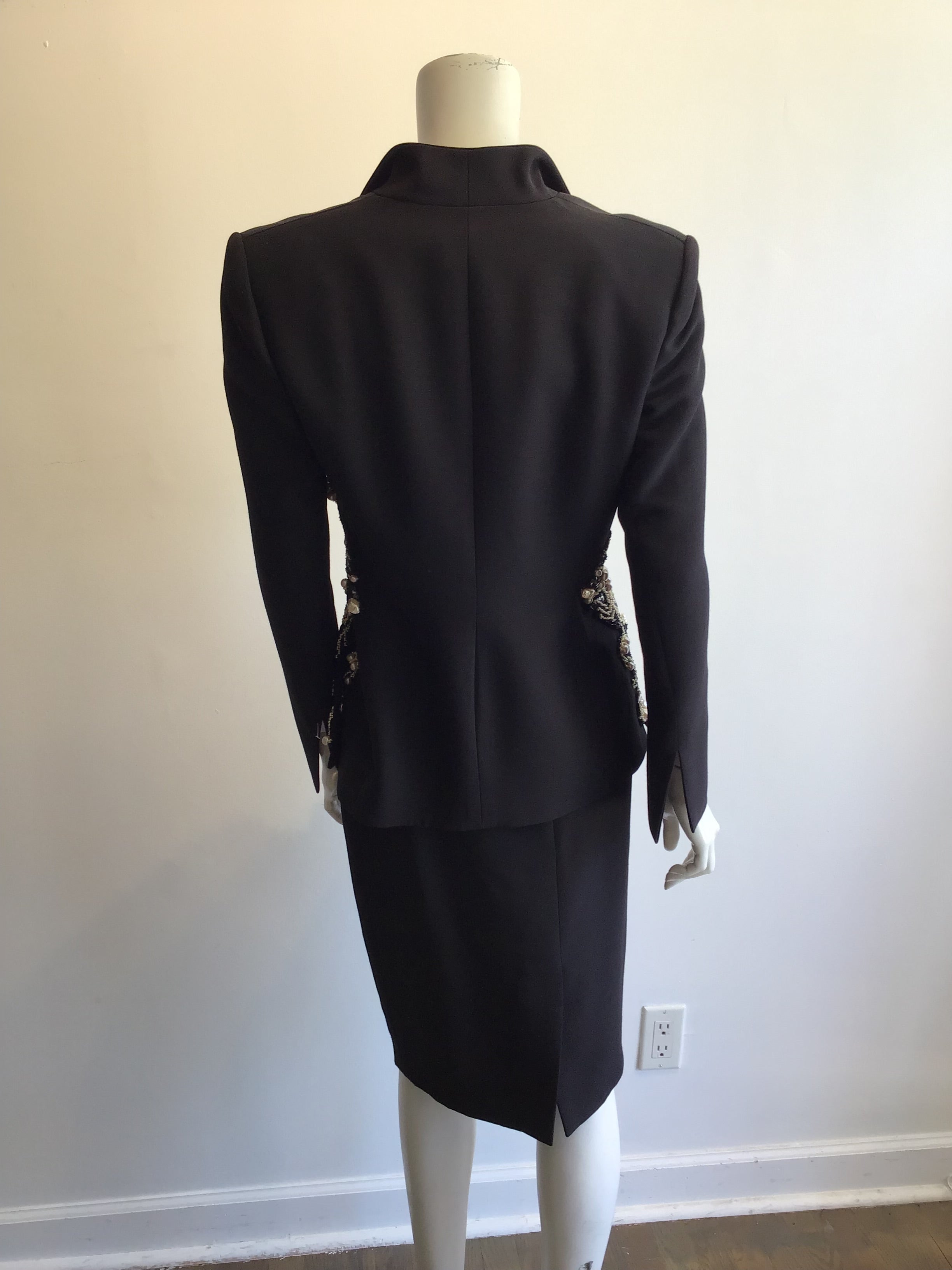 1990’s Wool Blend Bagley Mischka  Evening Suit Size 8