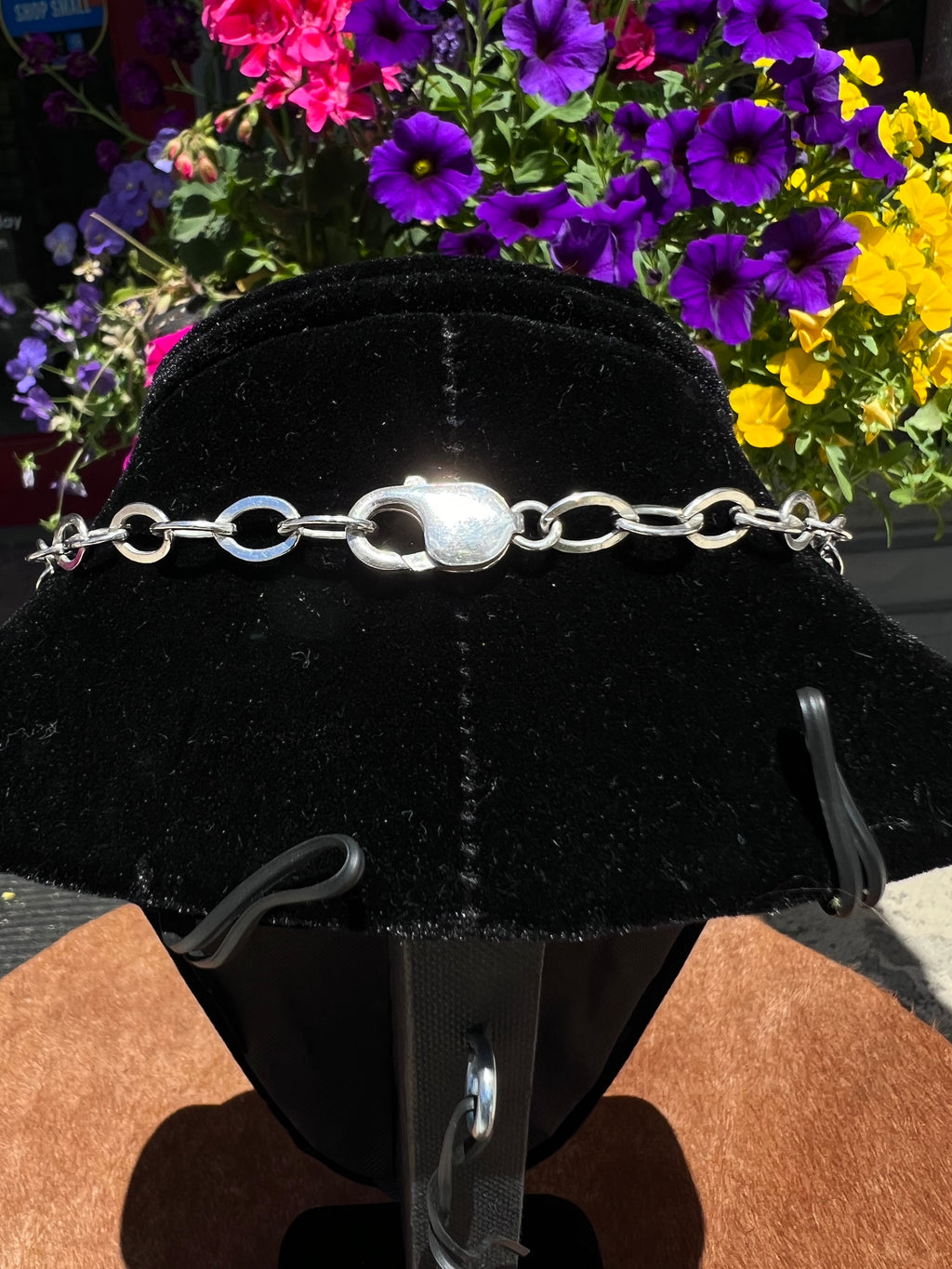 Sterling Silver 3d Station  Necklace