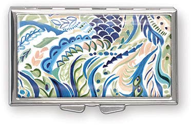 Punch Studio Wide Pill box -AZURE PEACOCK