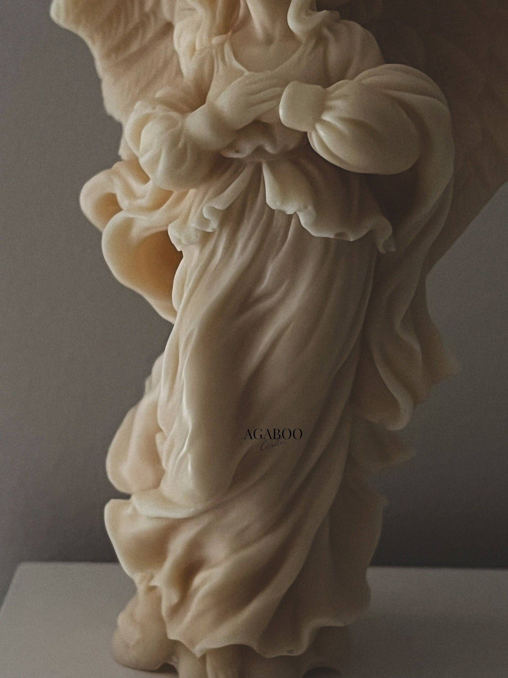 Large Angel Candle 7x5 inches