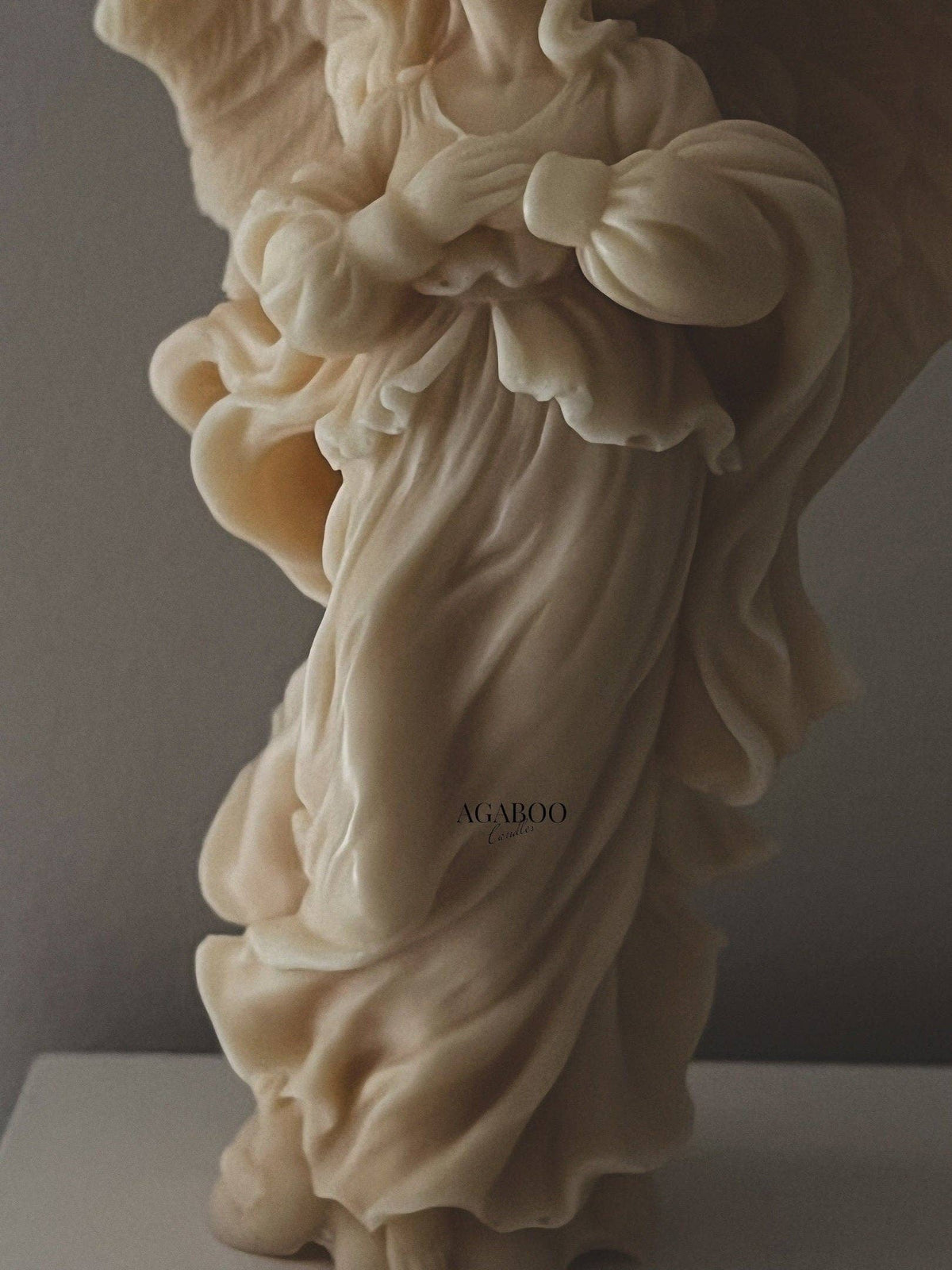 Large Angel Candle 7x5 inches