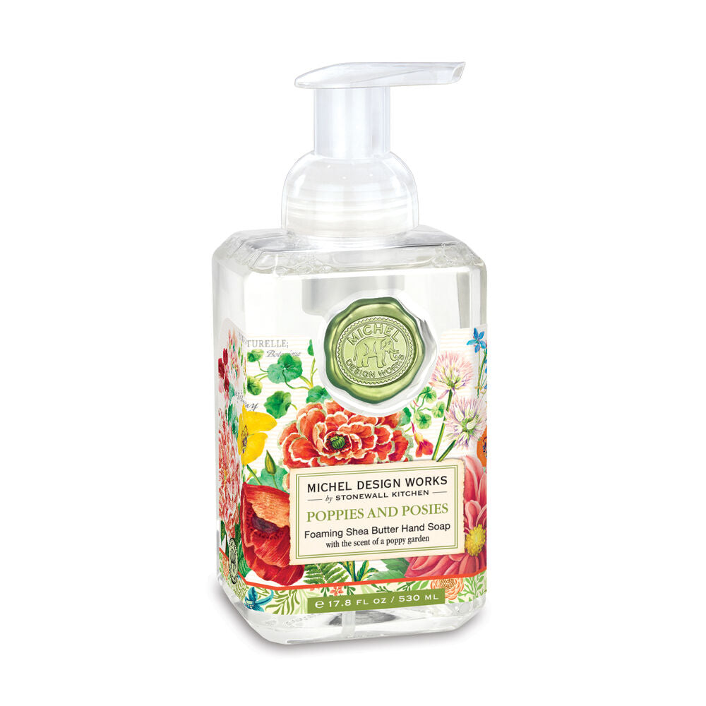 Michel  Design Works Poppies and Posies Foaming Handsoap
