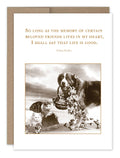 Life Is Good Pet Sympathy Card