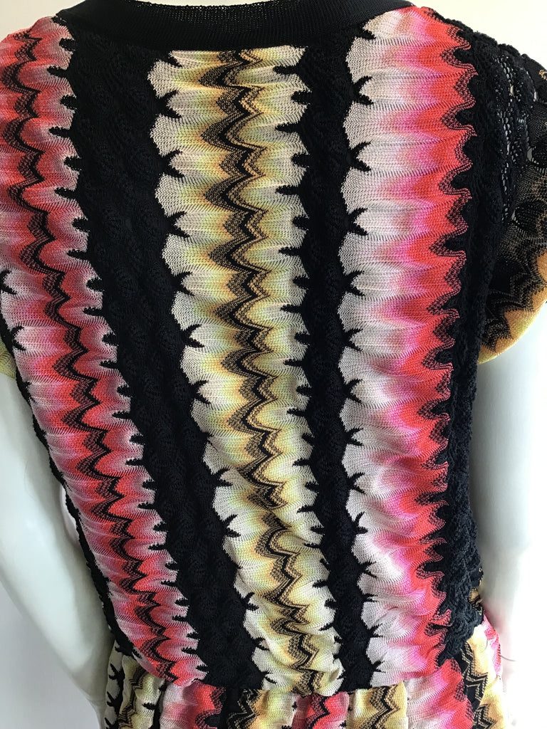 2000 Missoni Multicolor Rayon Silk Dress Size 8/10