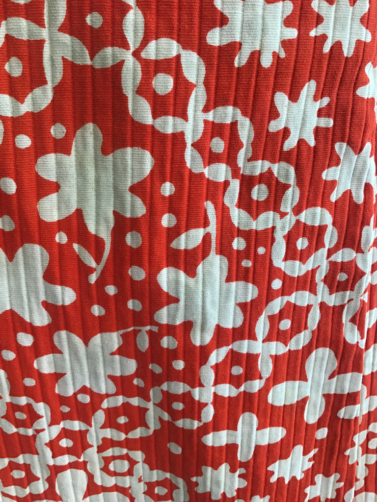 1960’s Cotton Red and White Janet Lynn Dress Size 6