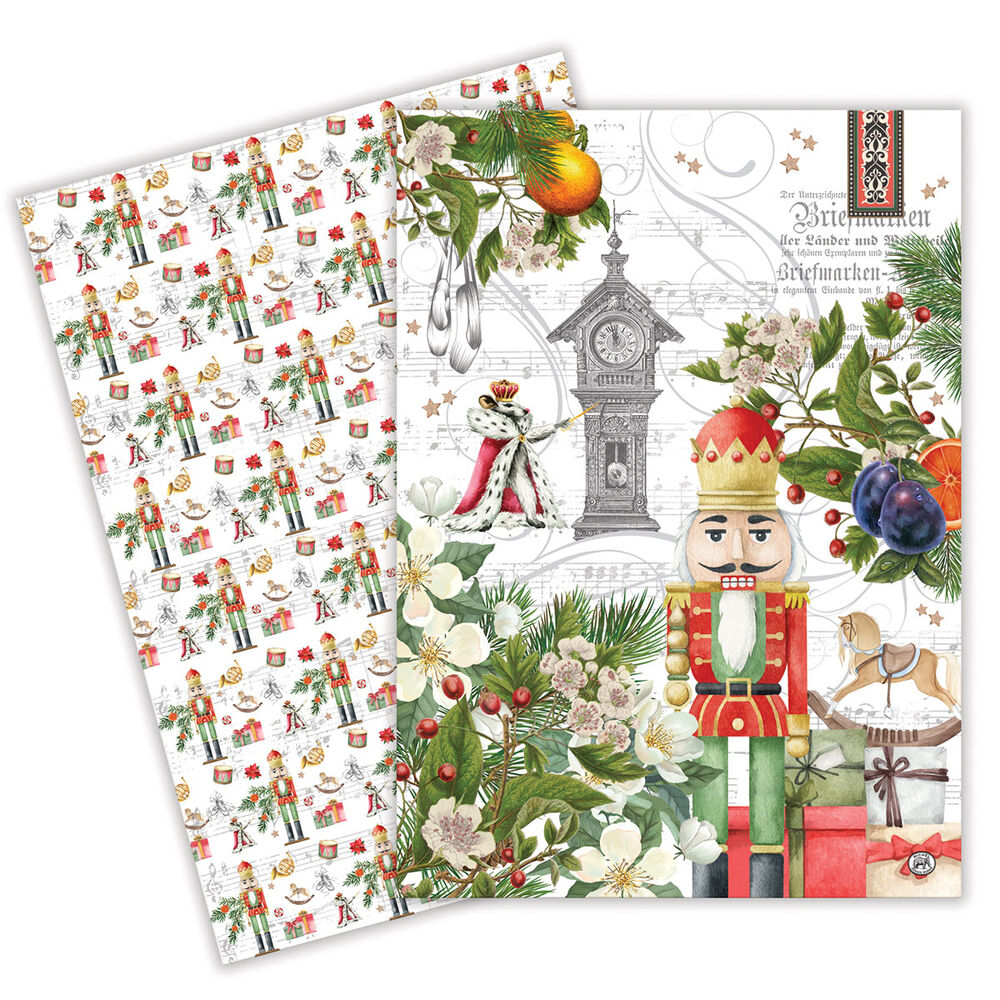 Michel Design Nutcracker Suite Kitchen Towel Set of 2