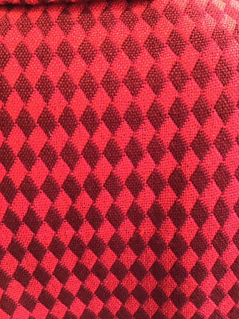 1960s Red and Black Wool Suit by Rose Bertin of Zurich Size 8