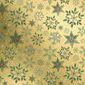 Forest Snowflakes Gold - Wrapping paper  Jumbo roll