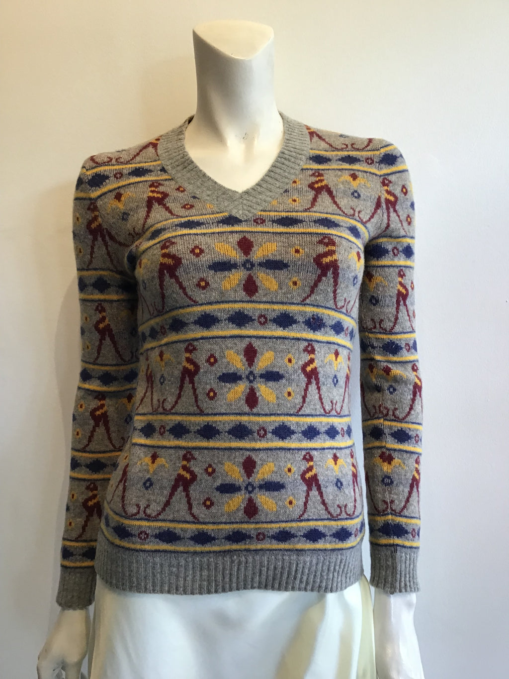 1970’s Valentino Wool Gray Sweater Size 6