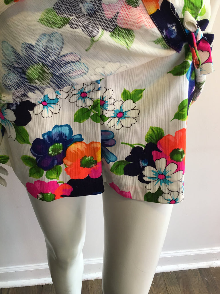 1960’s Cotton Multicolored Janet Lynn Culottes/Dress Size 8