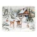 Winter's Frost Christmas Rectangular Platter 16in x 12in