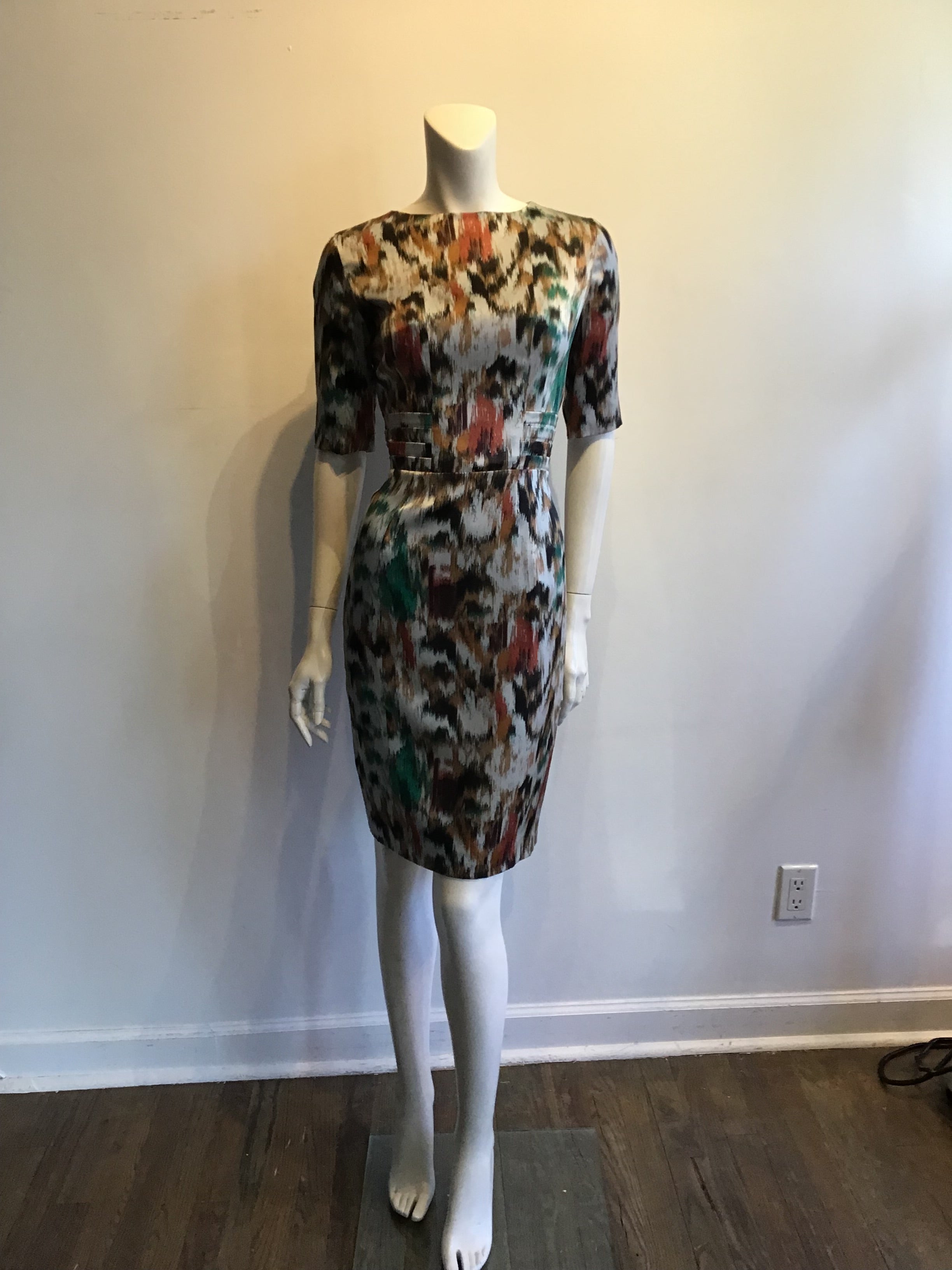2000’s Etro Silk Multicolor Dress Size 10