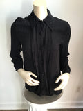 1970’s Black Silk Valentino Shirt Size 4