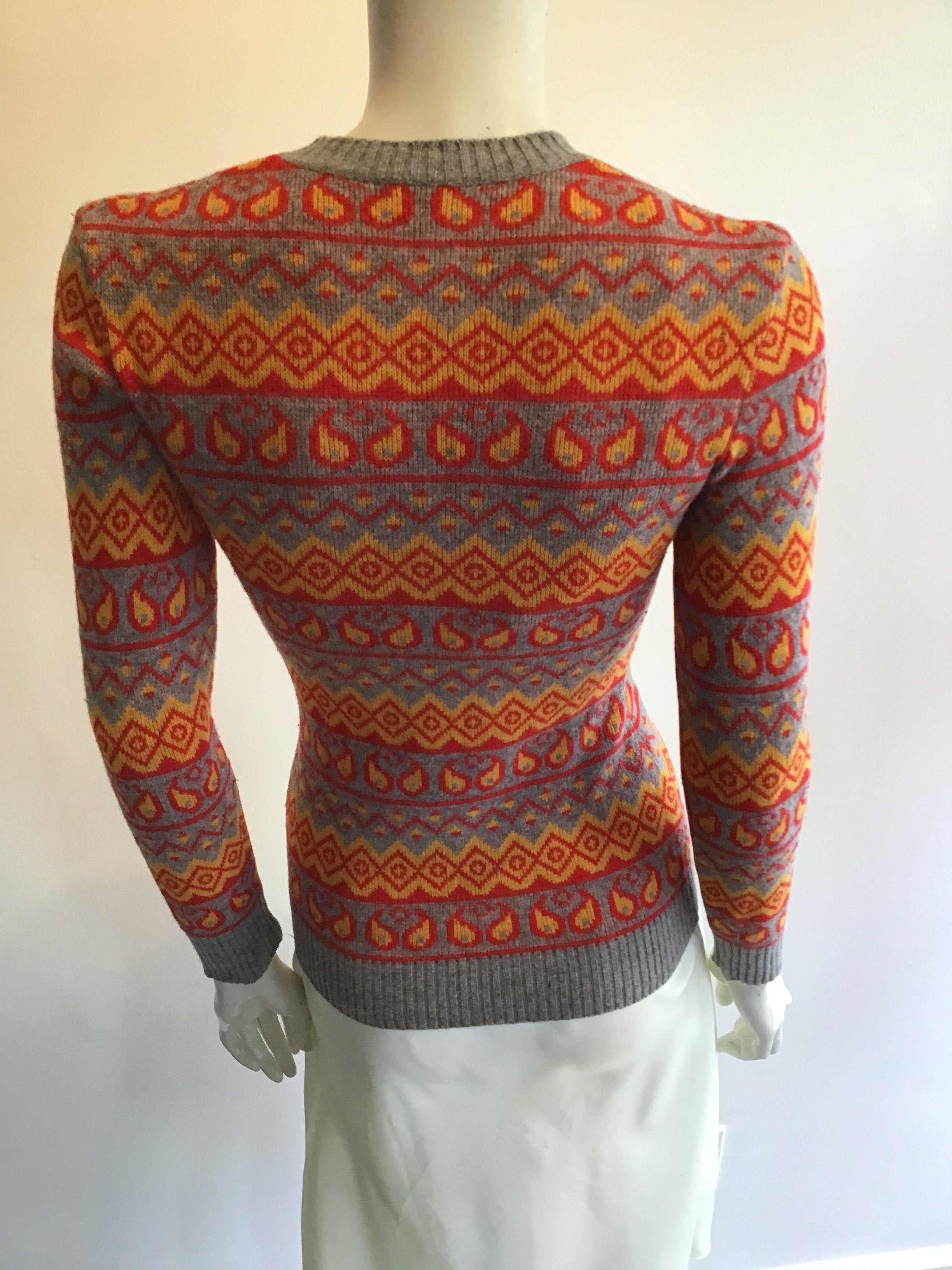 1970’s Valentino Multicolor Wool Sweater Size 6