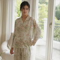 Floral Viscose Pajama Set - Giftable Lounge Sleepwear