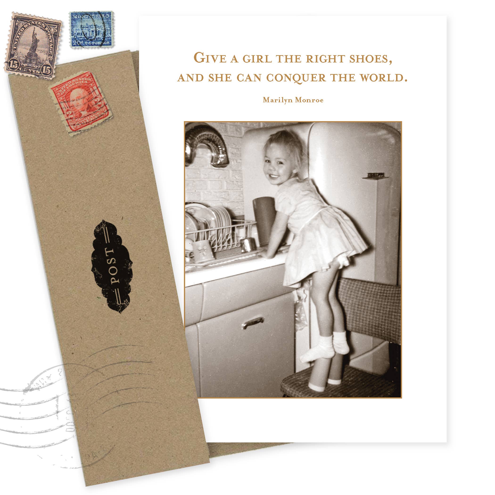 Give A Girl Shoes Birthday Card