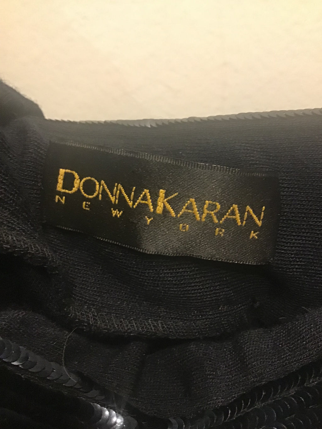 1990’s Donna Karan Navy Blue Wool Cocktail Dress Size 6