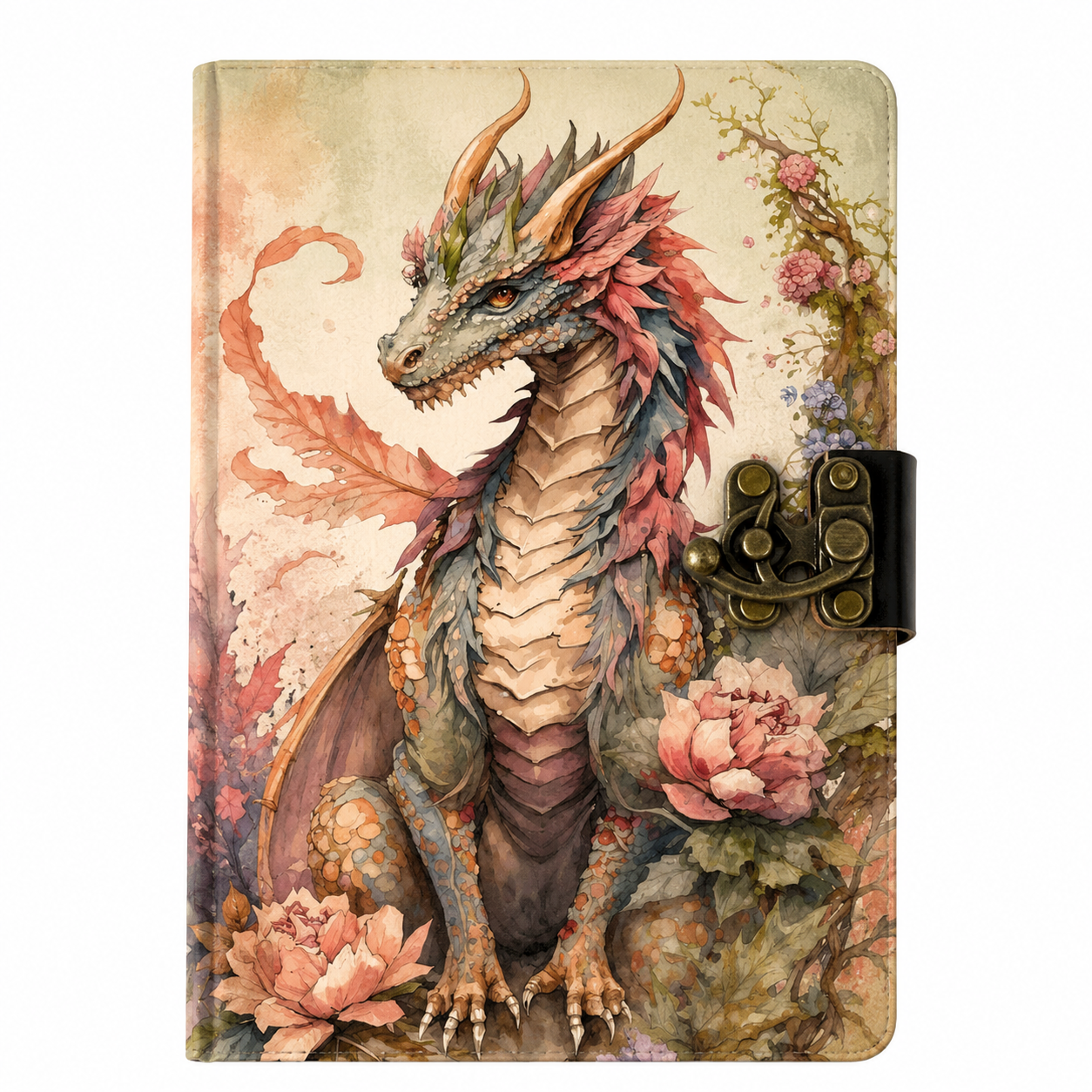 Dragon Handmade Leather Grimoire Journal for Spiritual Shops