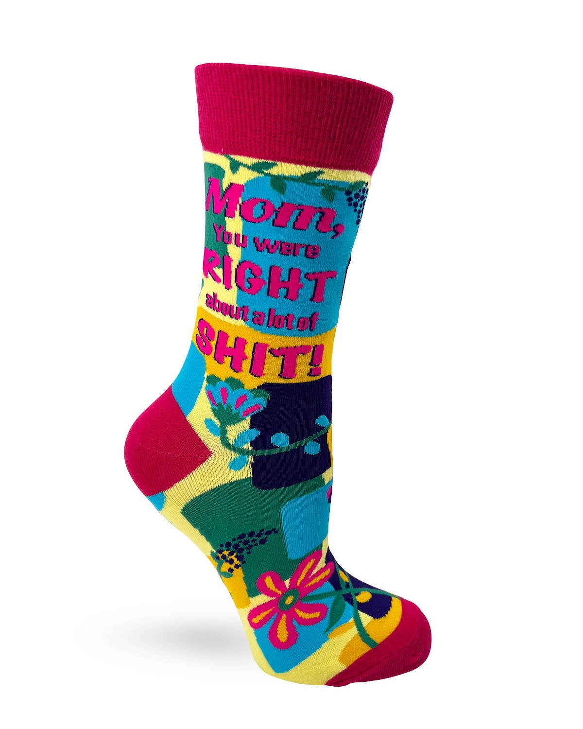 Mom, You Were Right About a Lot of Shit Women's Novelty Socks