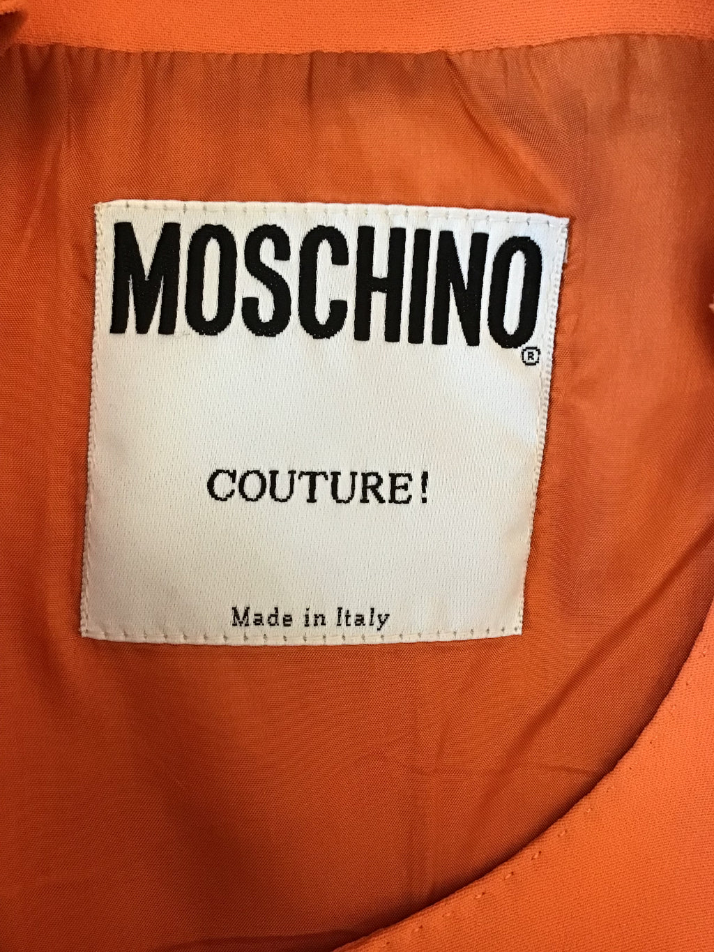 2000’s Orange Lycra Cotton Blend Dress Size 4