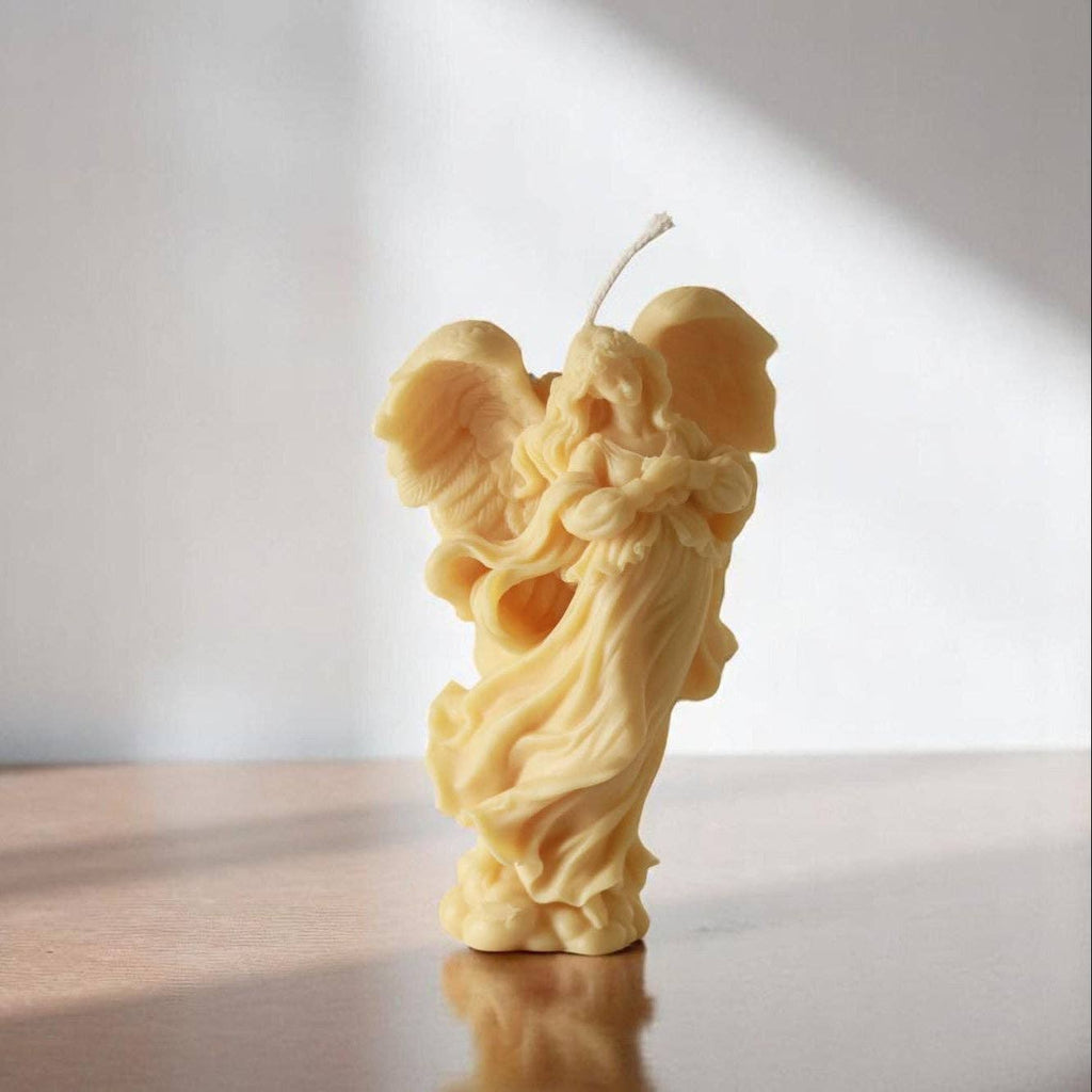 Large Angel Candle 7x5 inches