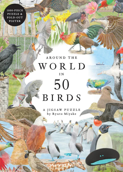 Around the World in 50 Birds Puzzle