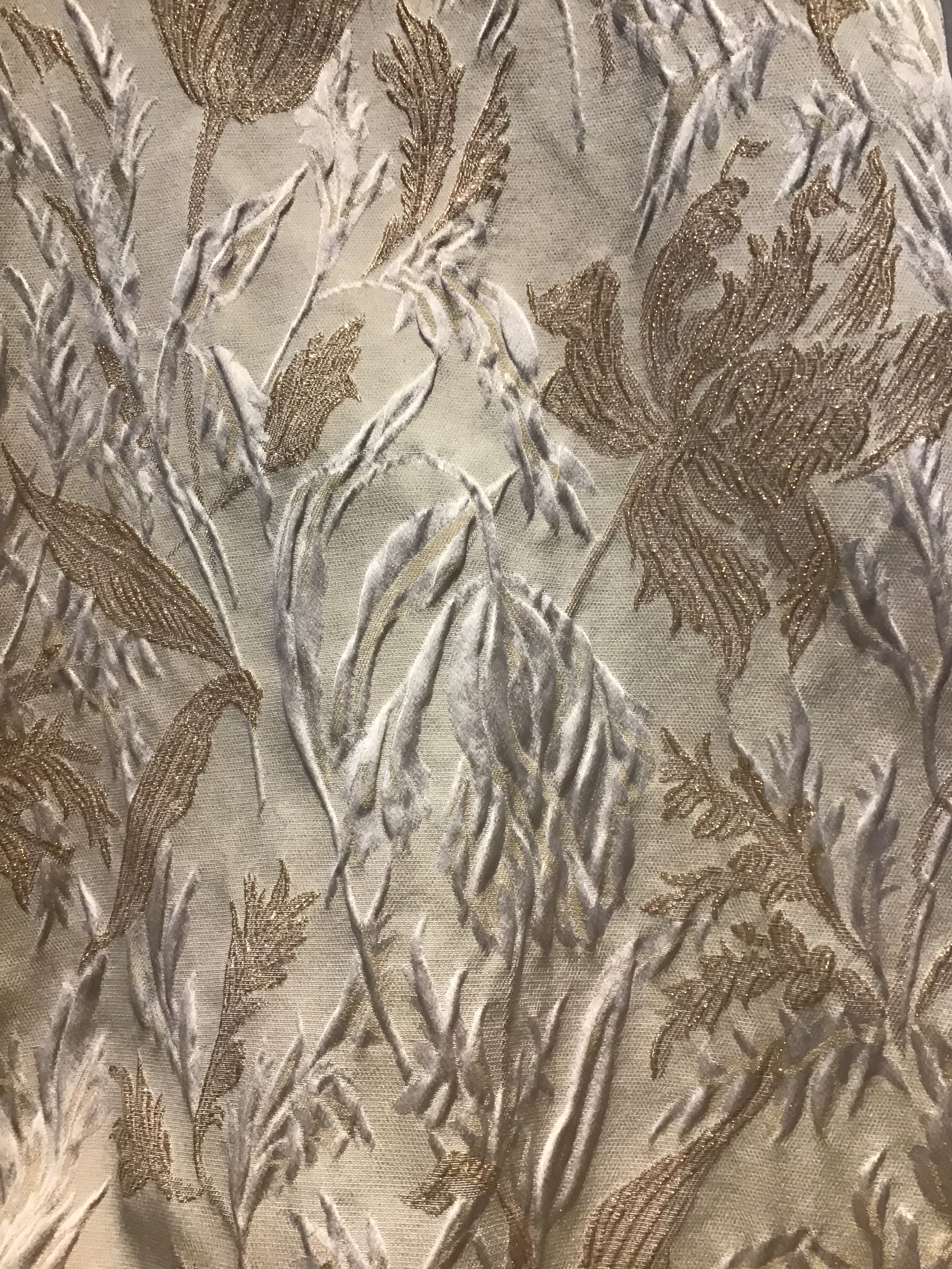 1960’s Sarmi Gold and Cream Silk Brocade Size 4