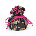 Butterfly & Dragonfly Brocade Jewelry Pouch