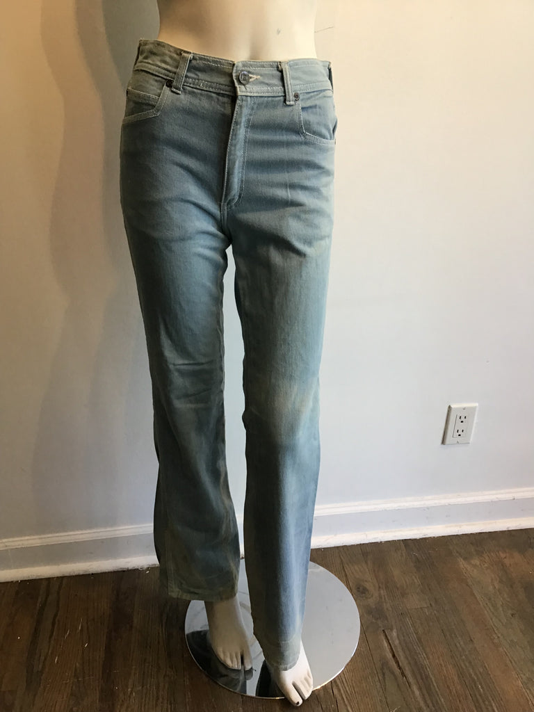 1970’s Blue Denim Hands Off Jeans Size 4