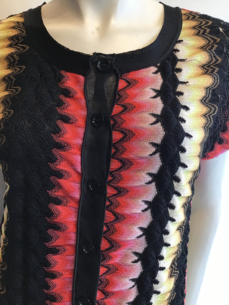 2000 Missoni Multicolor Rayon Silk Dress Size 8/10