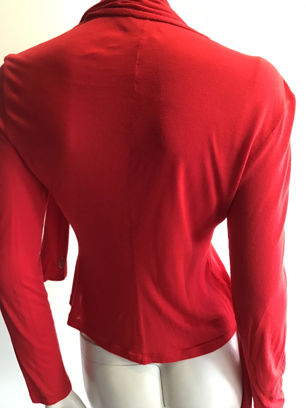 1990’s Versace Red Silk/ Viscose Blouse Size 4