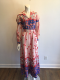 1970’s red,White and Blue Cotton Malcolm Starr Jumpsuit Size 6