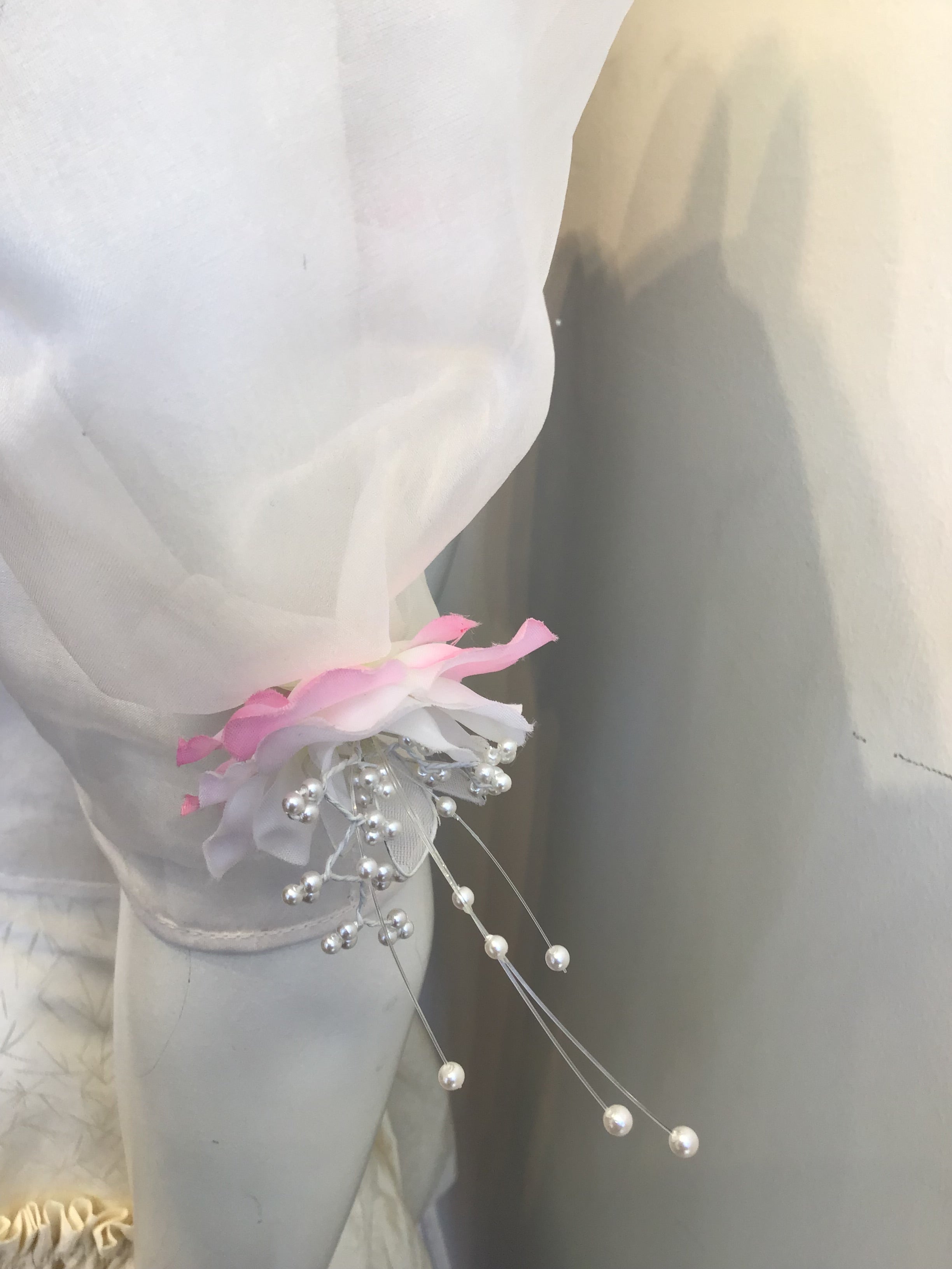 1980’s White Silk Taffeta Mary O’Donnell Cocktail Dress Size 4