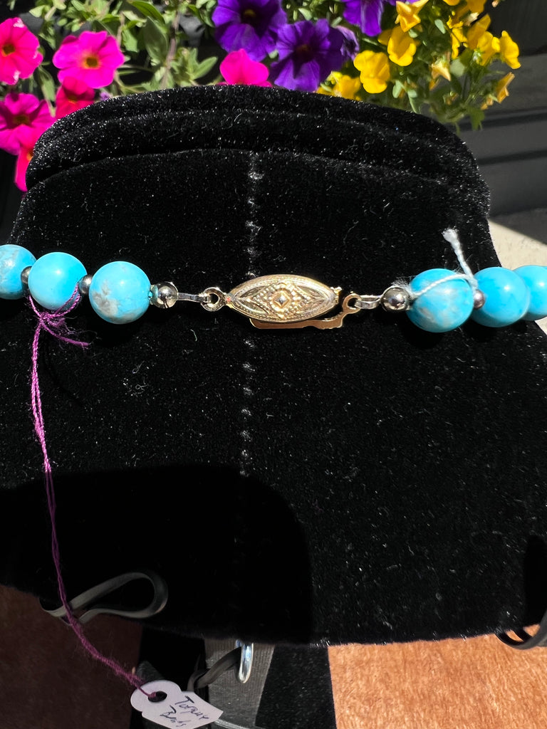 Turquoise Bead Necklace