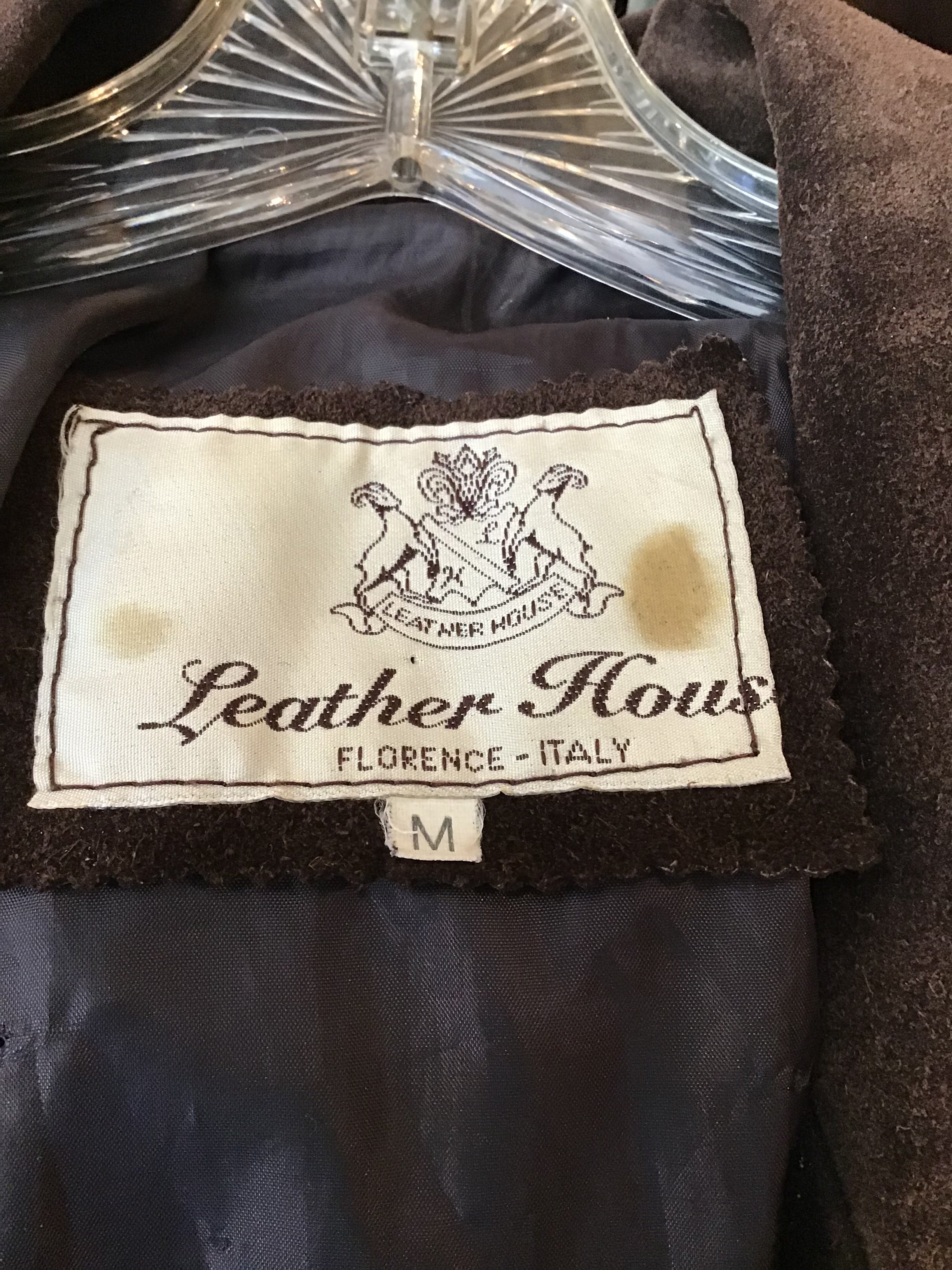 1970s Brown Suede Leather House Size 12