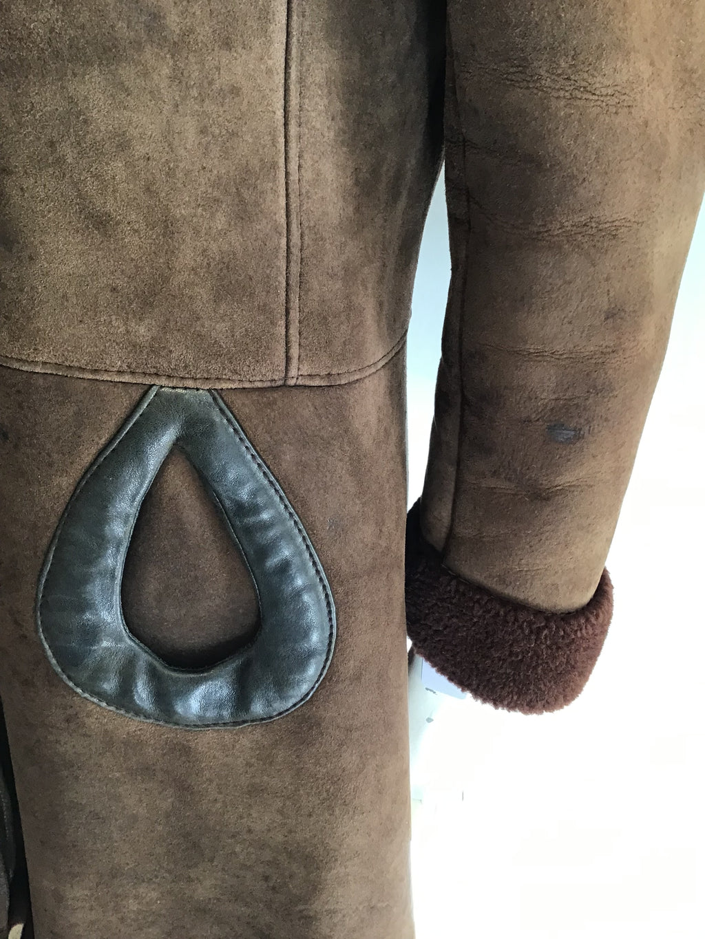 Late 1960s Pierre Cardin Brown Suede Coat Size 6