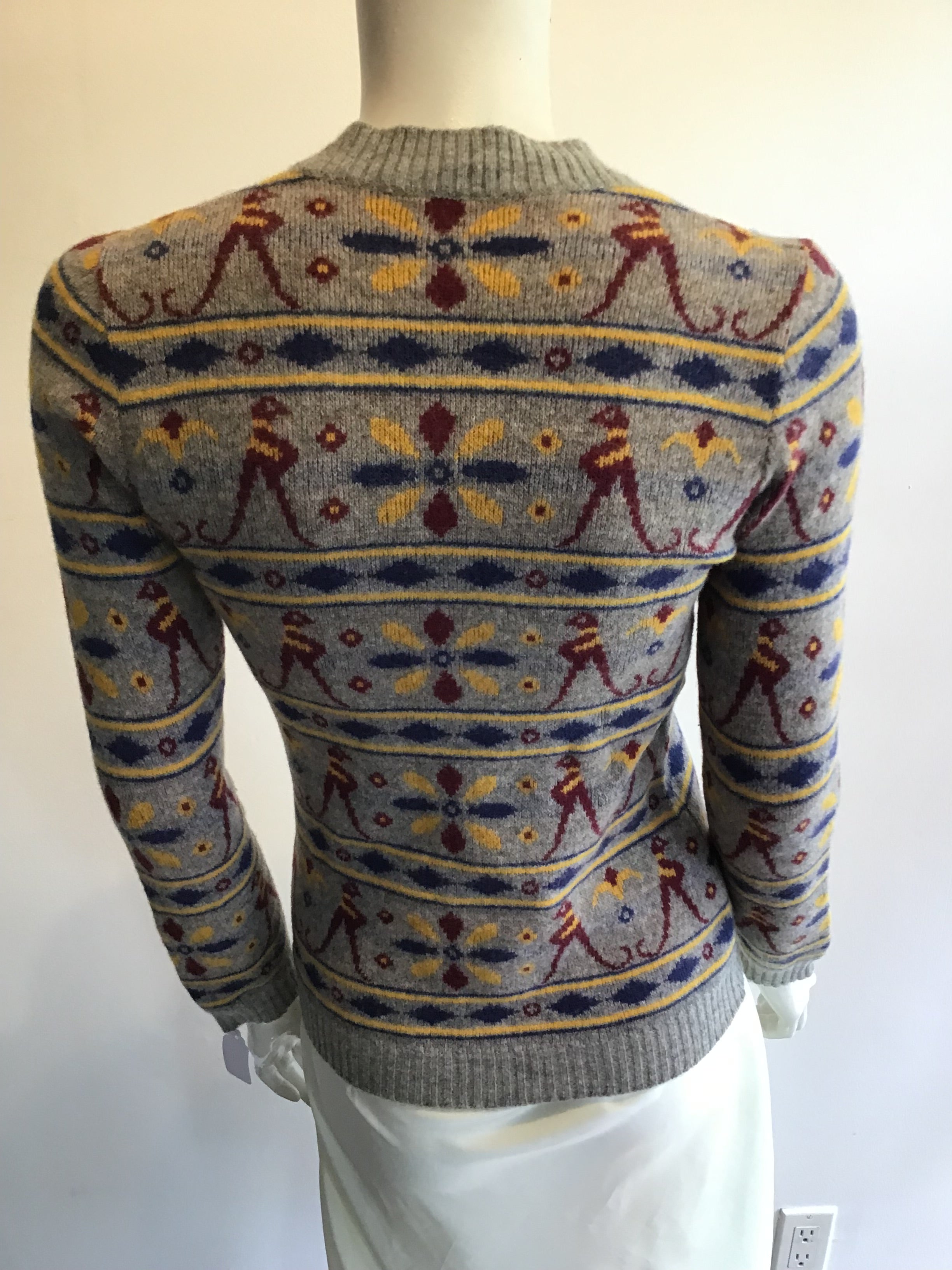 1970’s Valentino Wool Gray Sweater Size 6