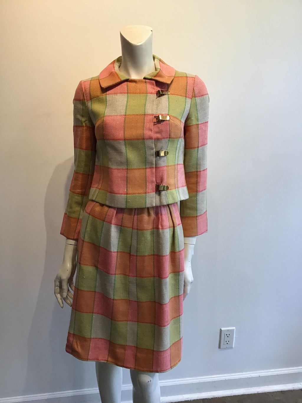 1960’s Linen/Wool Blend Sportswear Couture by Ellen Brooke  Suits Size 4