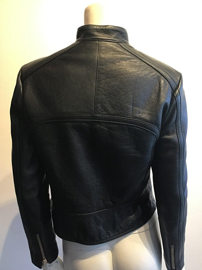 2000’s Balenciaga Black Lamb’s Leather Biker Jacket Size 7.5/8