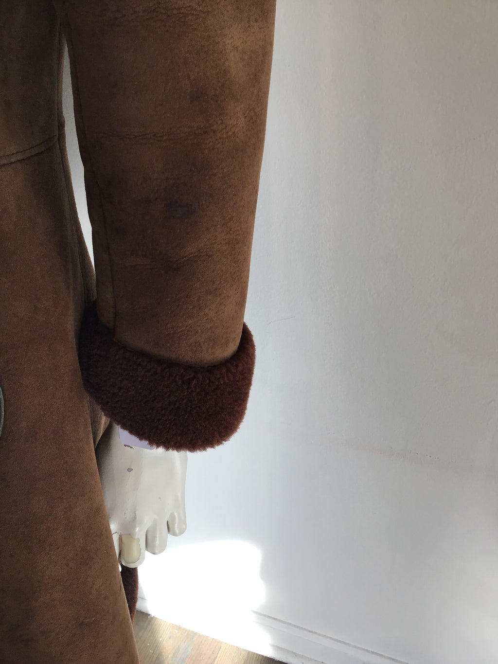 Late 1960s Pierre Cardin Brown Suede Coat Size 6