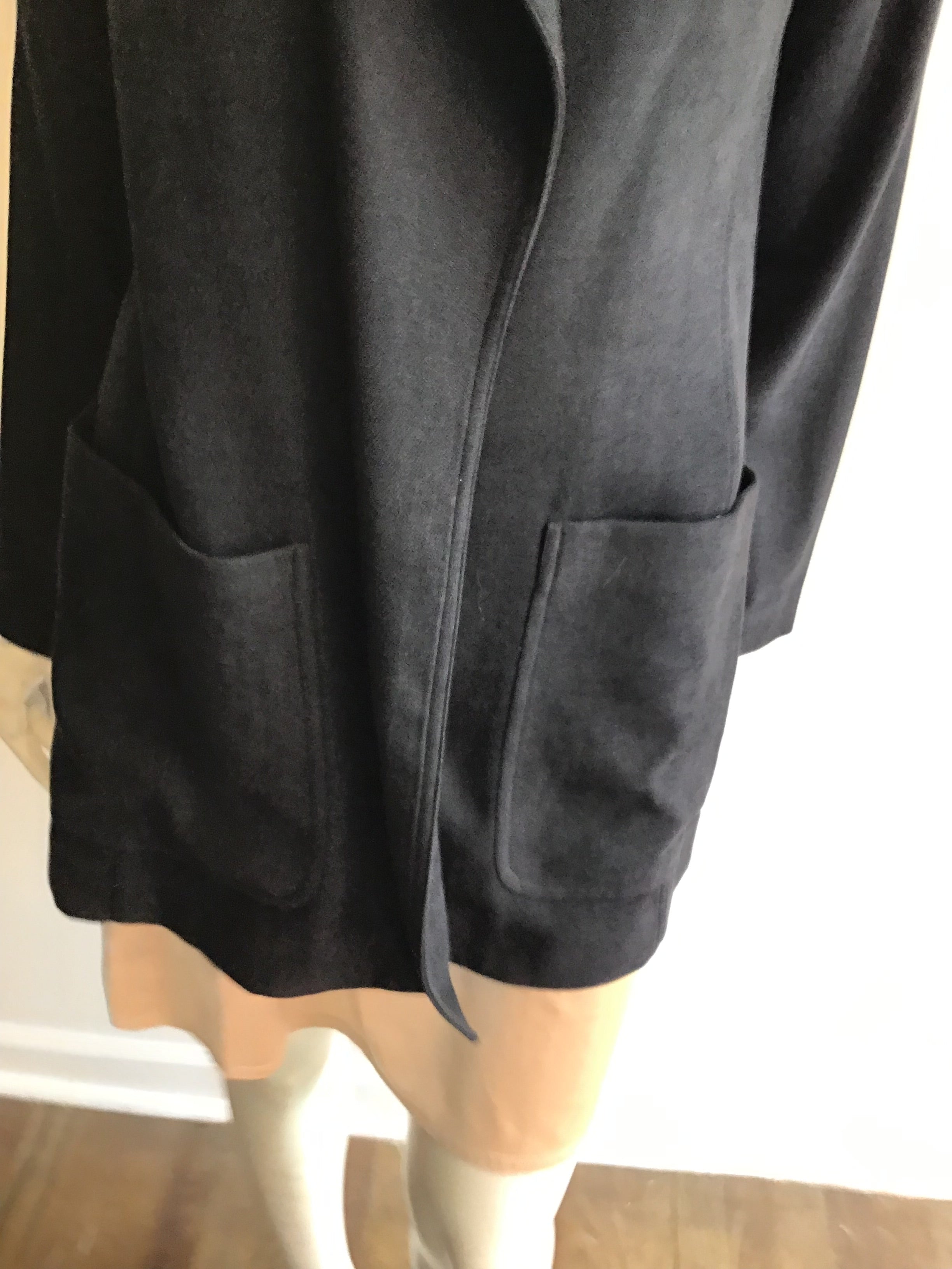 2000’s Ungaro Black Rayon Blend Jacket Size 10