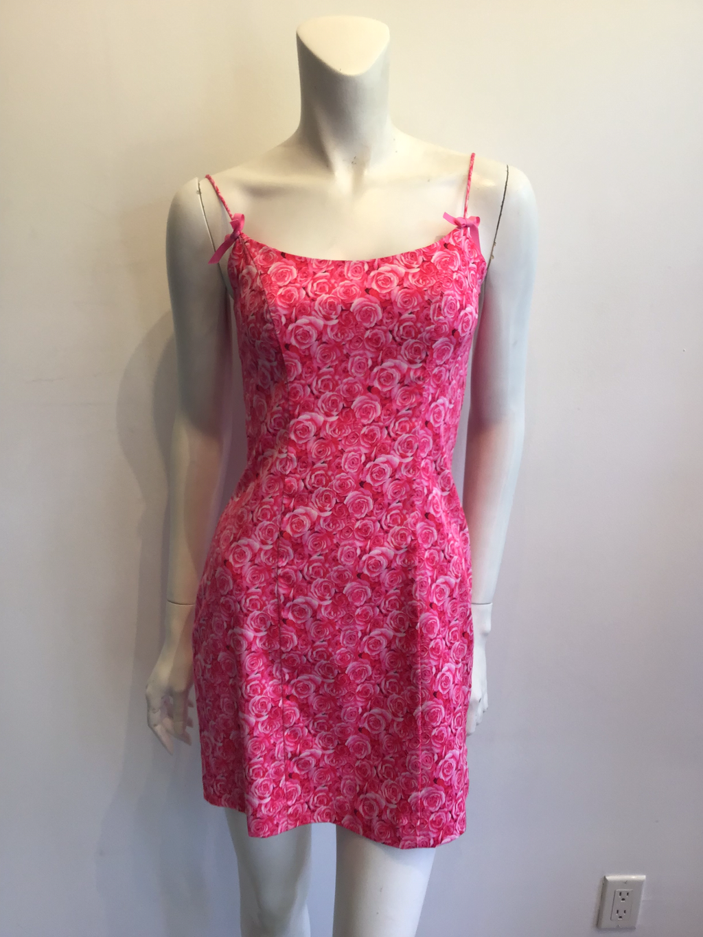 2000s Pink Cynthia Rawley Cotton Dress Size 2