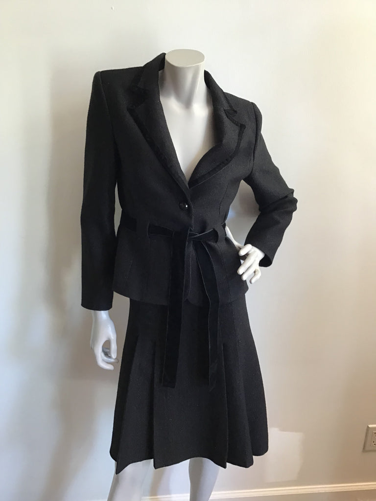 1990s Angel Nina Suit with Velvet Belt