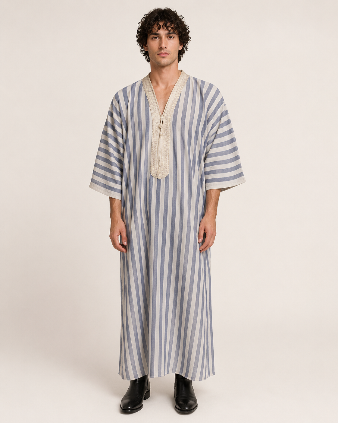 Biblical Man in Blue Stripes, Religious Men's Costume Rental